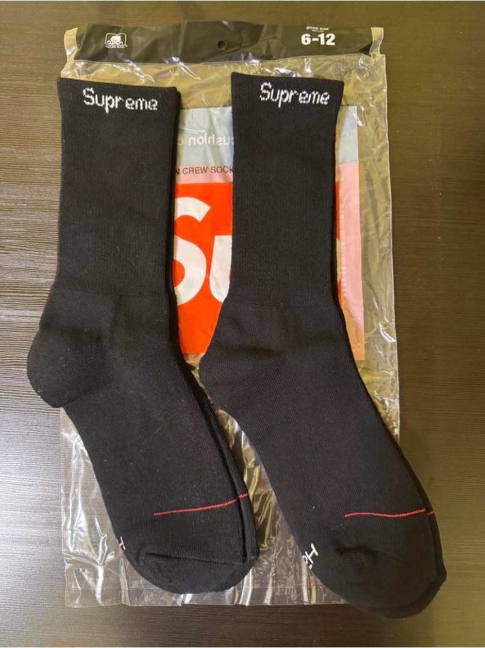 Black Supreme socks